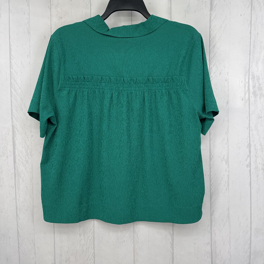 M button down s/s top
