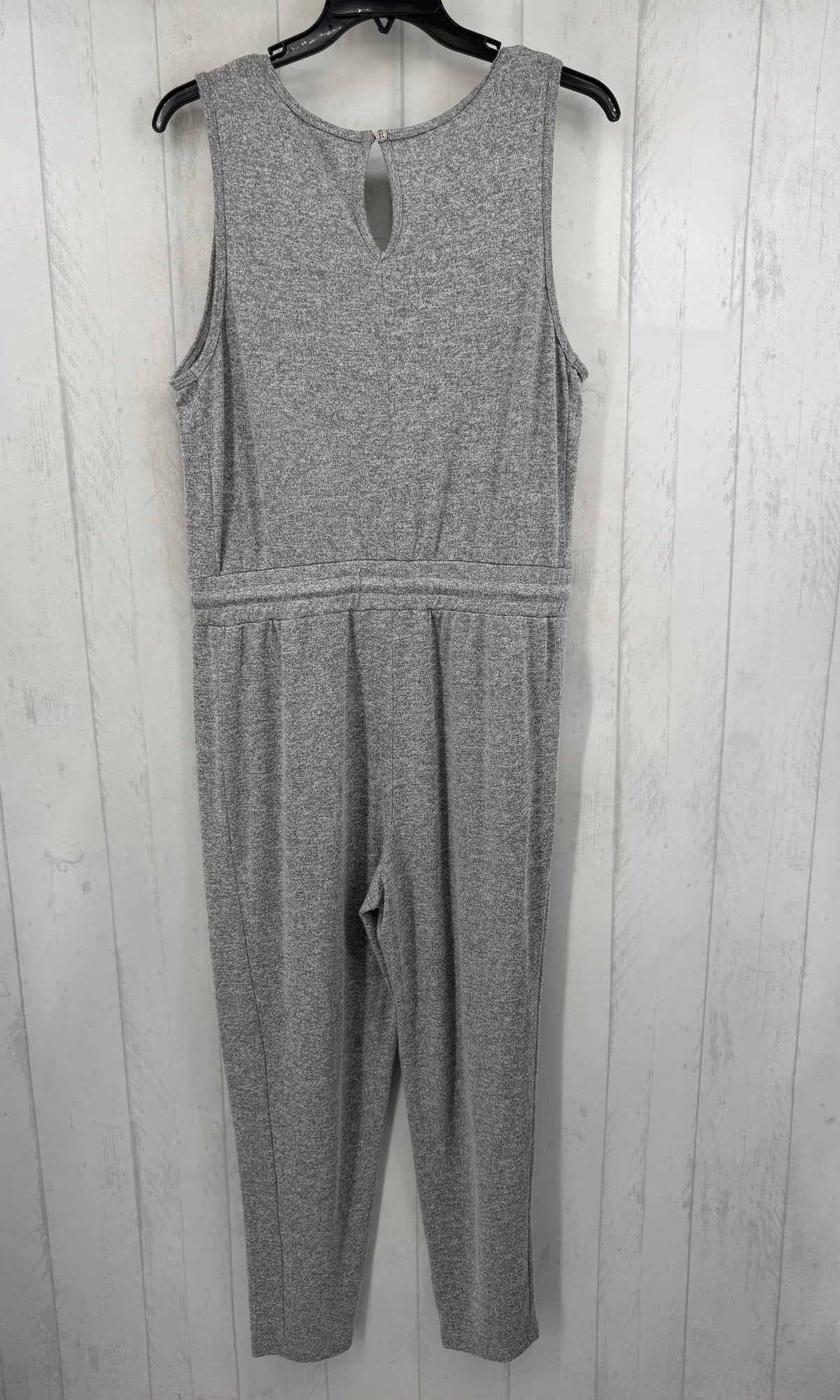 rled drawstring waist slvls jumpsuit
