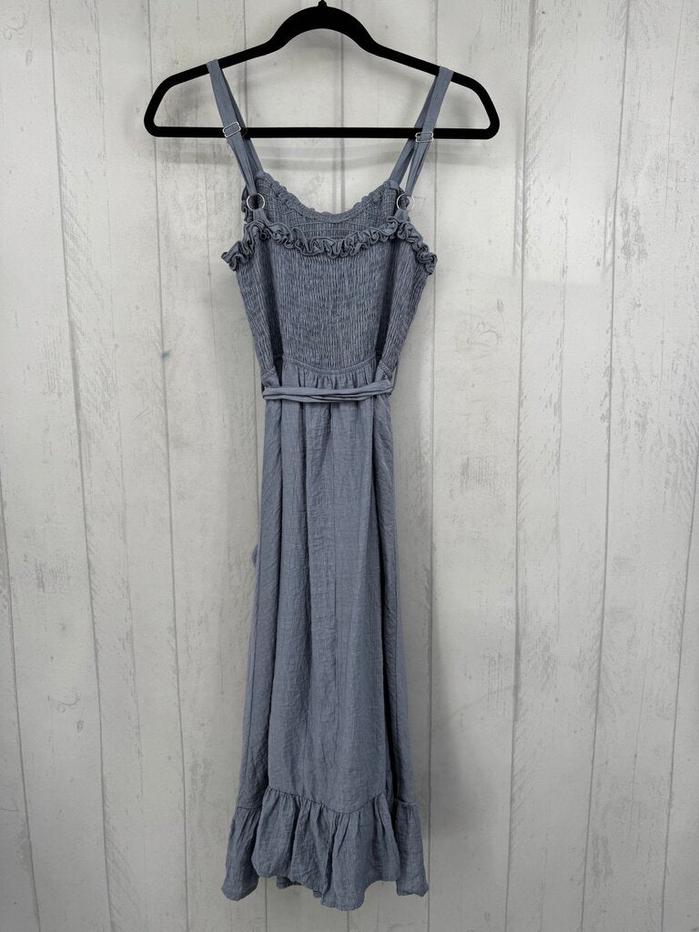 M smocked belted sundress