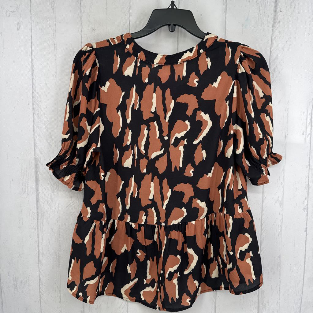 M s/s v-neck top
