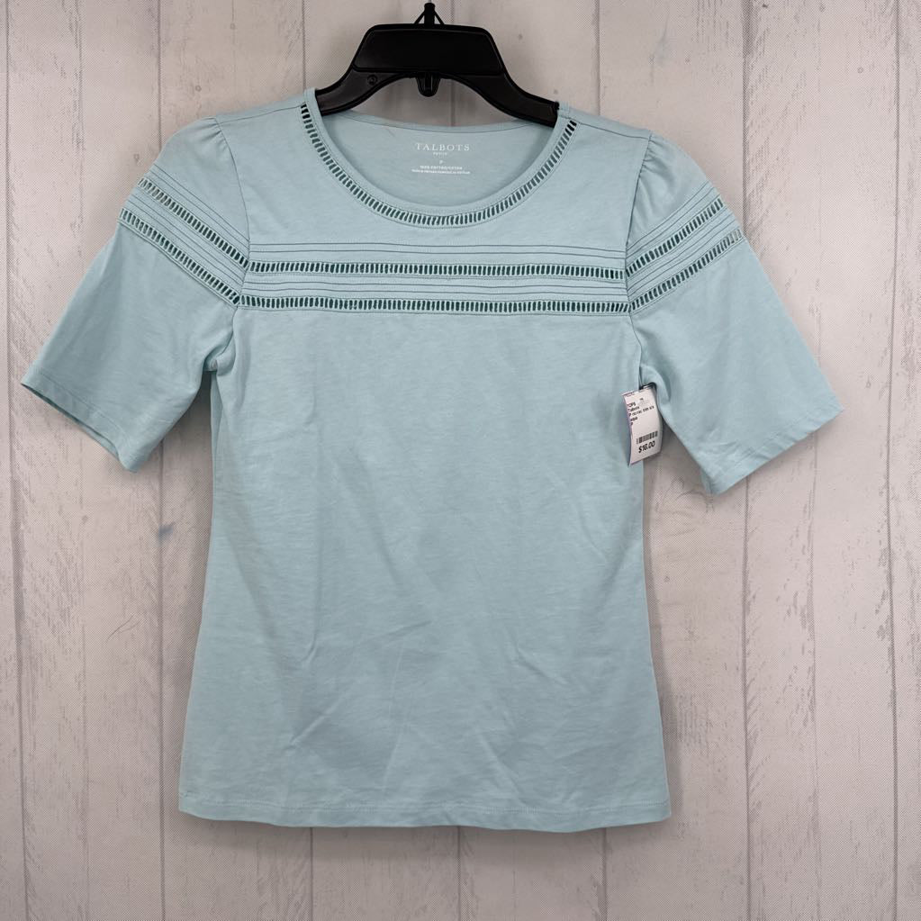 P ric-rac trim s/s tee