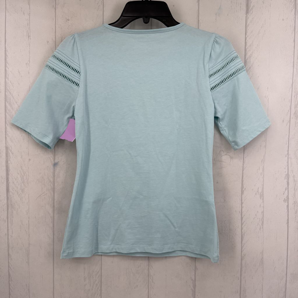 P ric-rac trim s/s tee