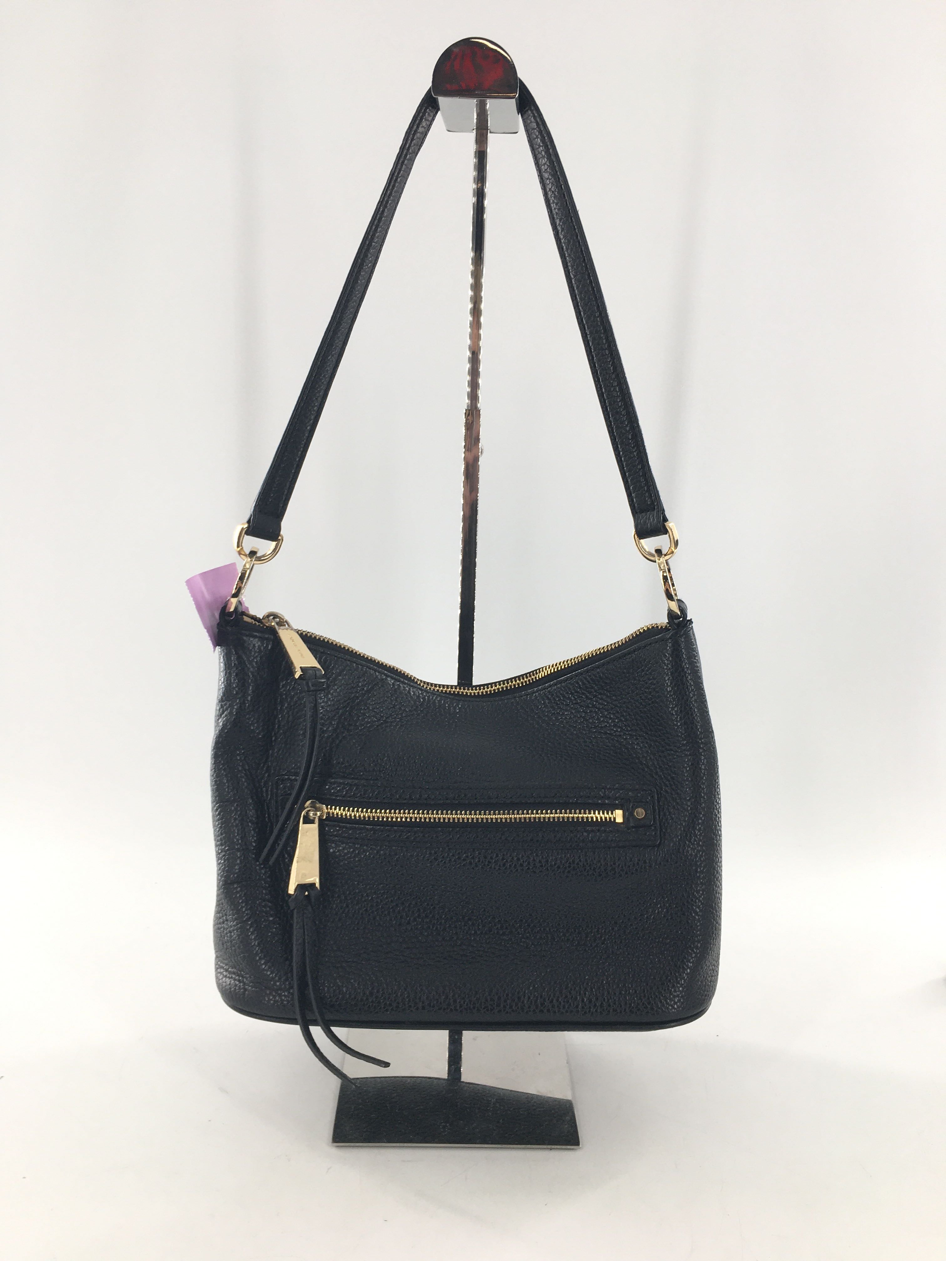 pebbled leather shoulder bag