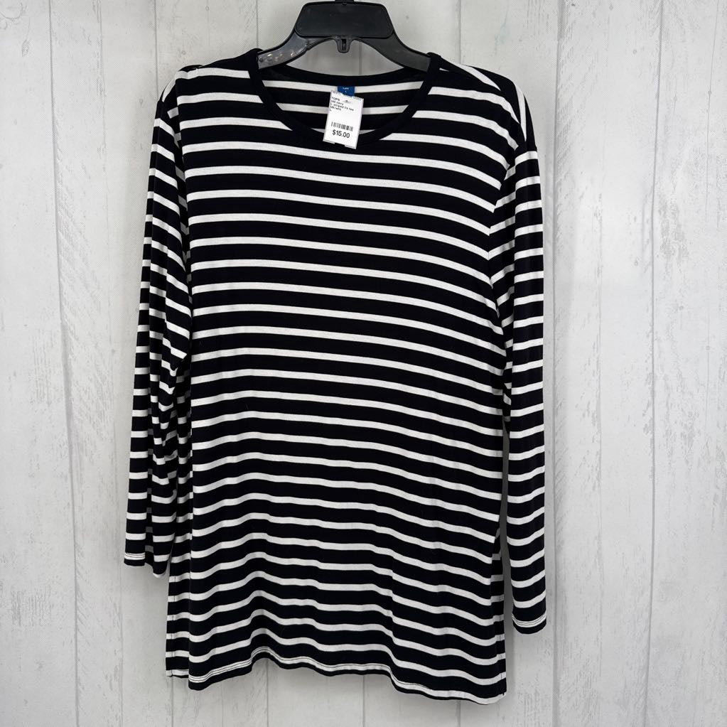 L striped l/s tee