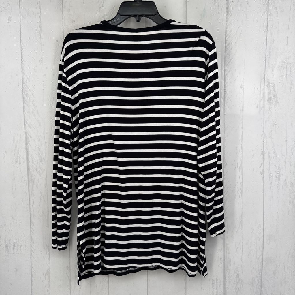 L striped l/s tee