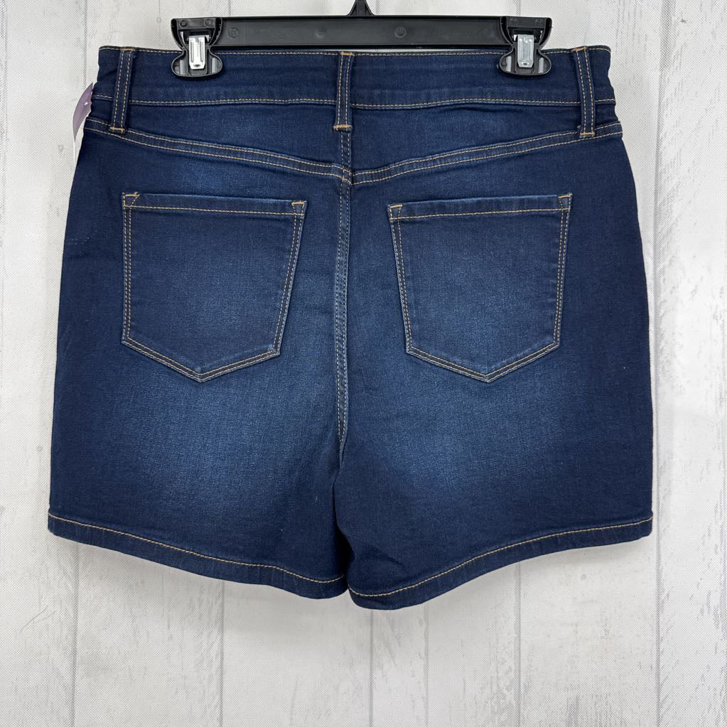 10 dark wash denim shorts