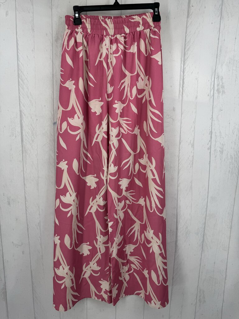 S printed wide legpant