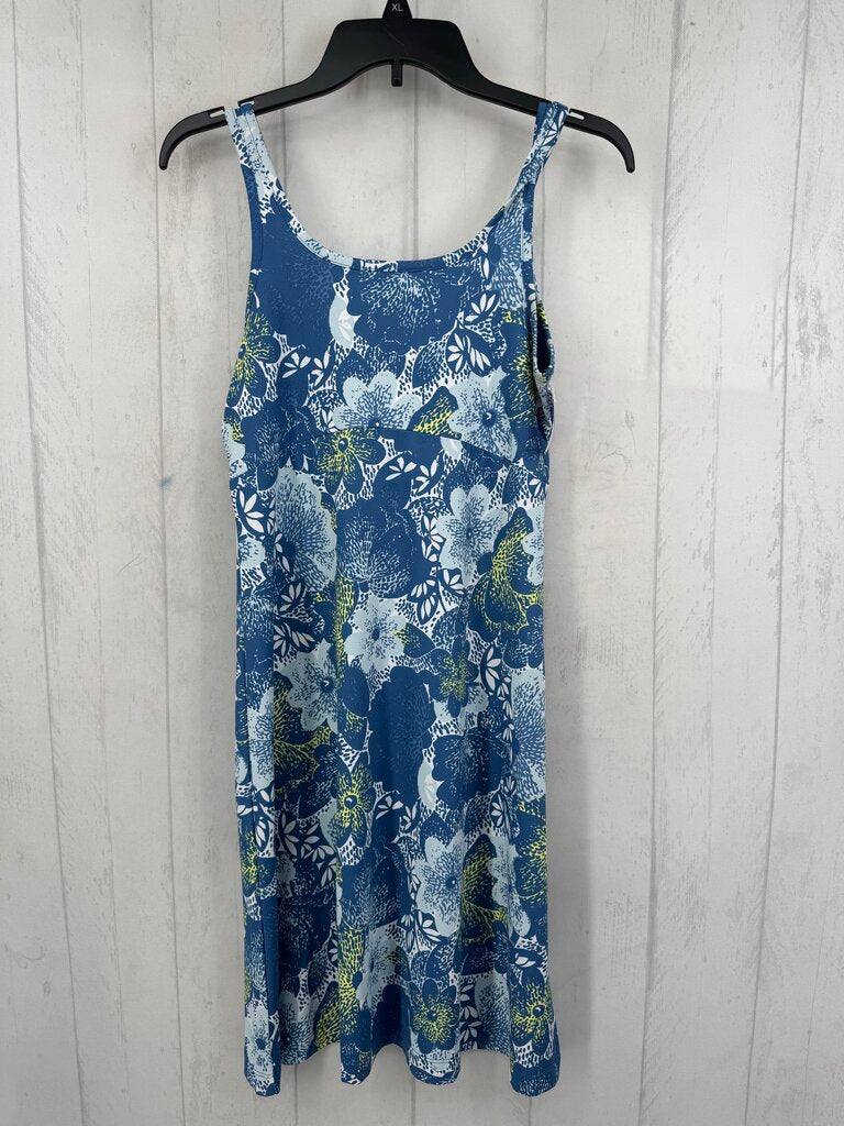 S flo print slvls athleisure dress