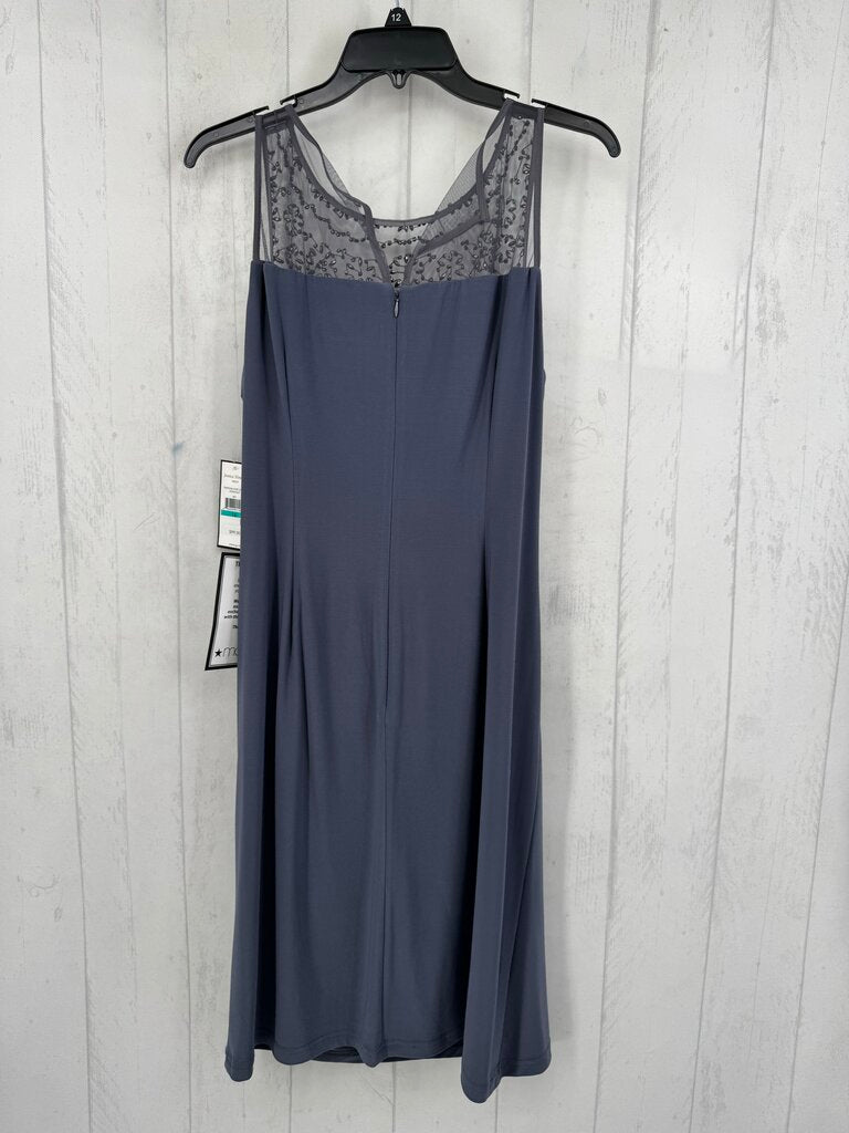 R99 16 embelished ruched side slvls dress