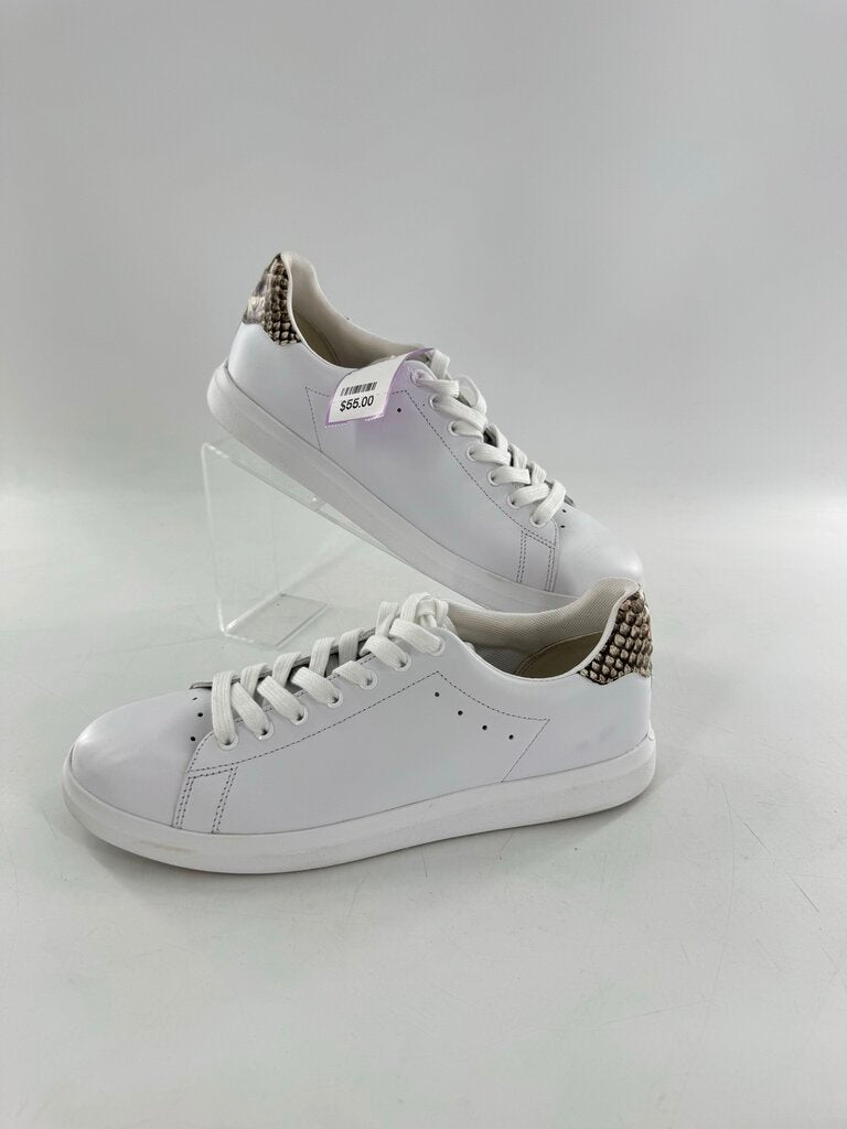 9 leather lace-up sneaker