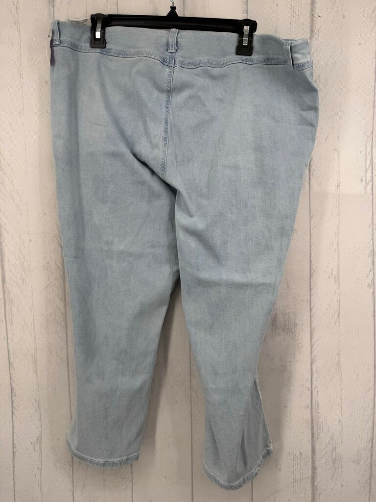 18wp stretch denim capris