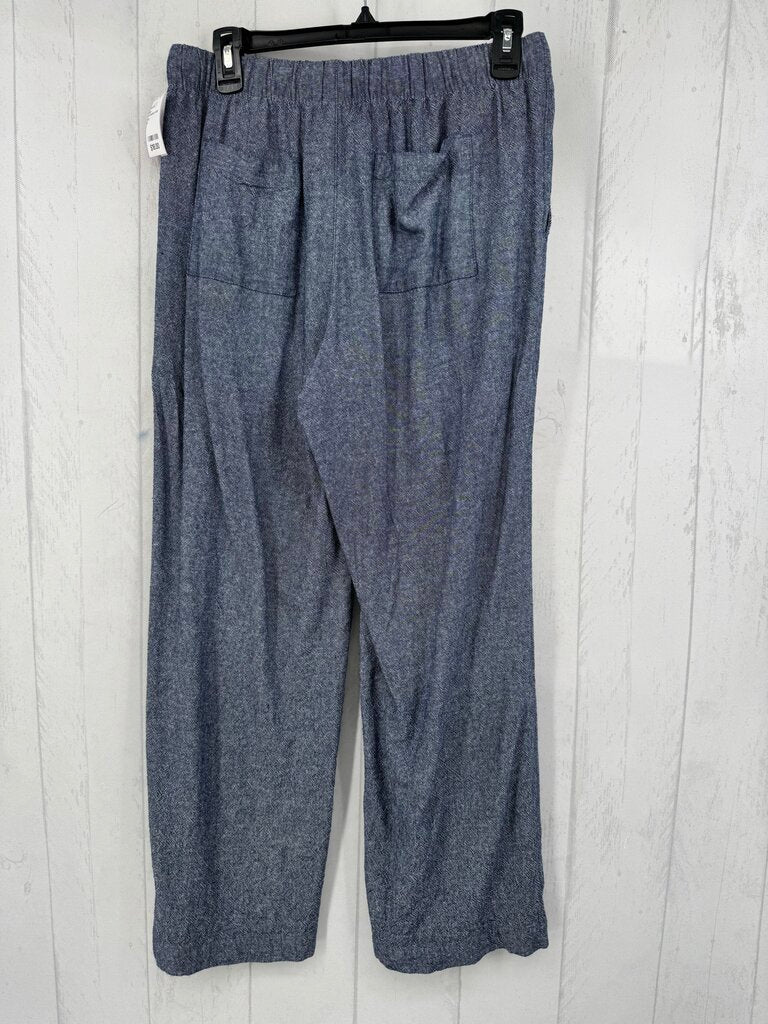 S chambray wide leg pant