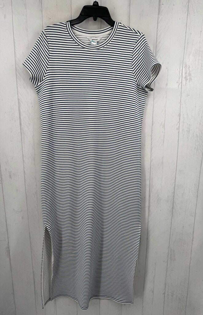 L striped s/s dress