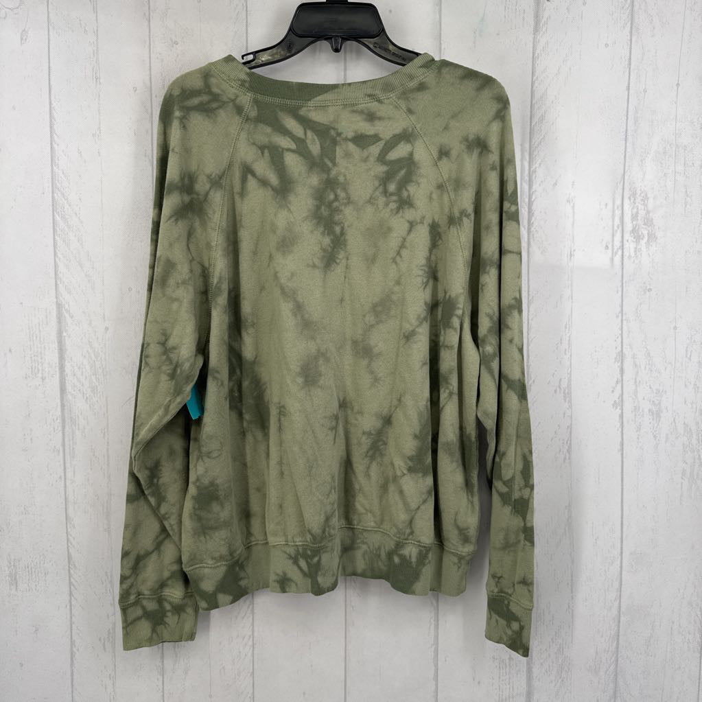 L tie-dye crewwwneck sweatshirt
