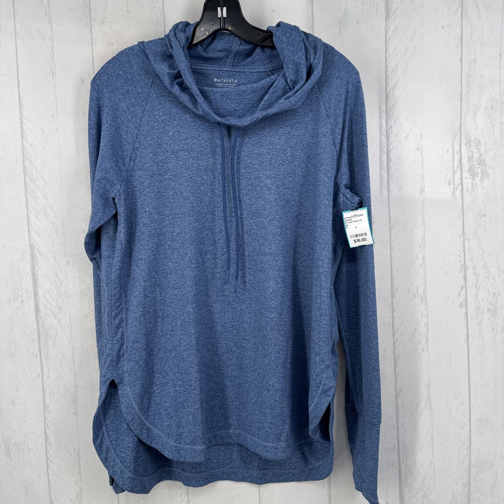 M cowl neck l/s pullover