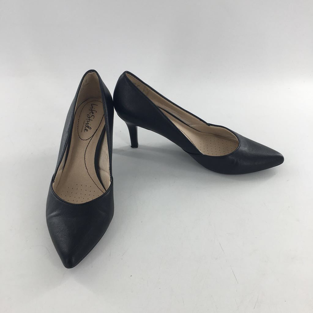 7.5 black heels