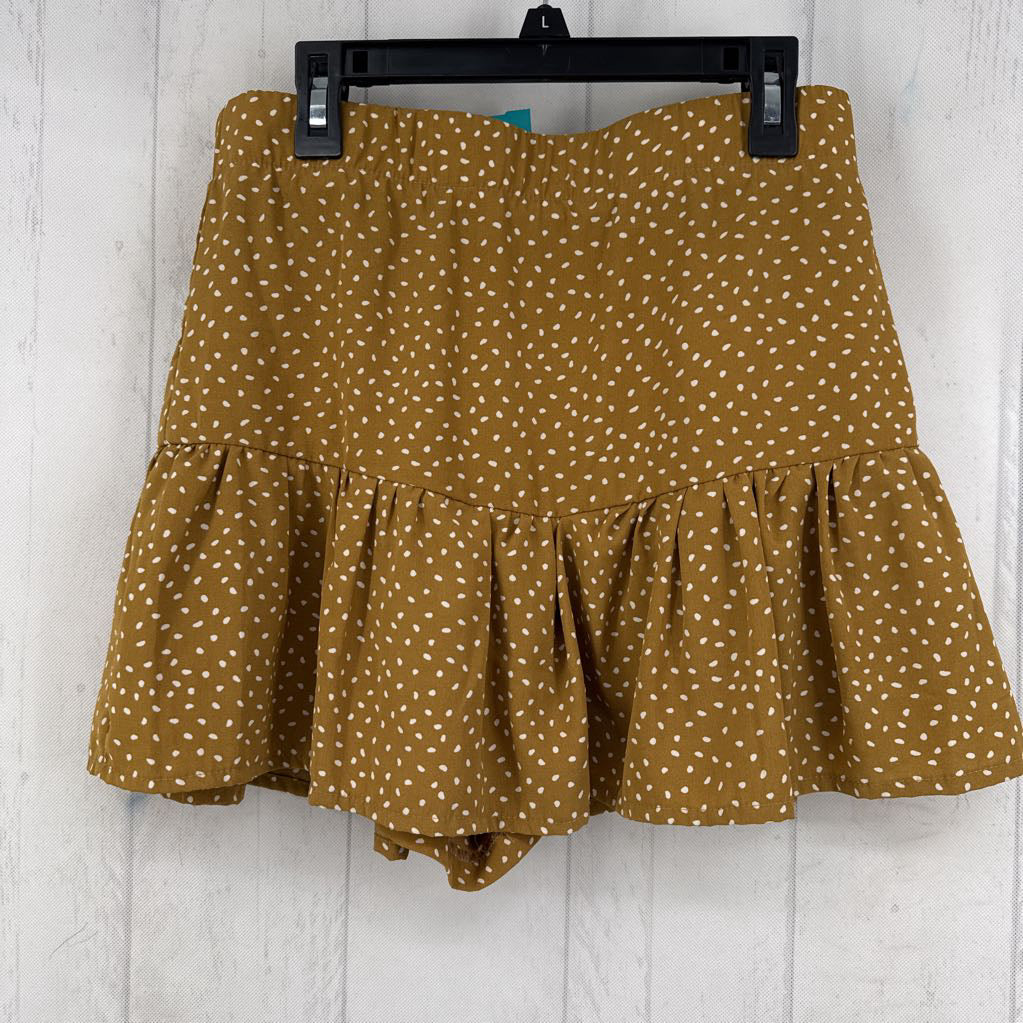 M polka dot skort