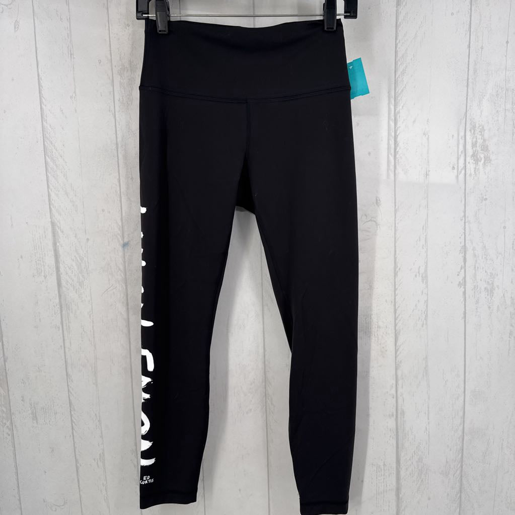 8 hi-rise logo leggings