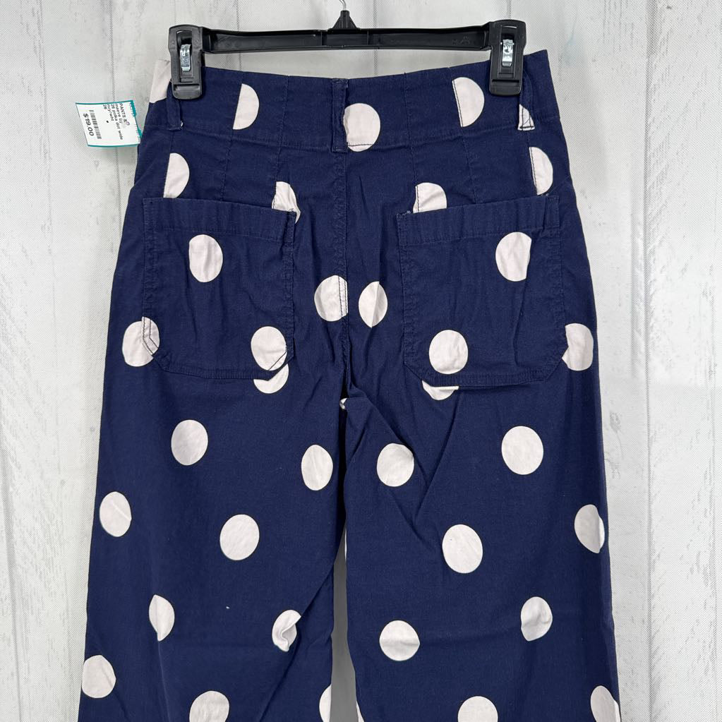 26 polka dot wide leg pant
