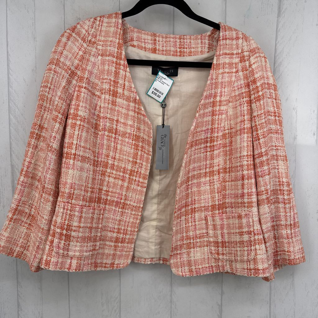 R94 10 tweed flare slv blazer