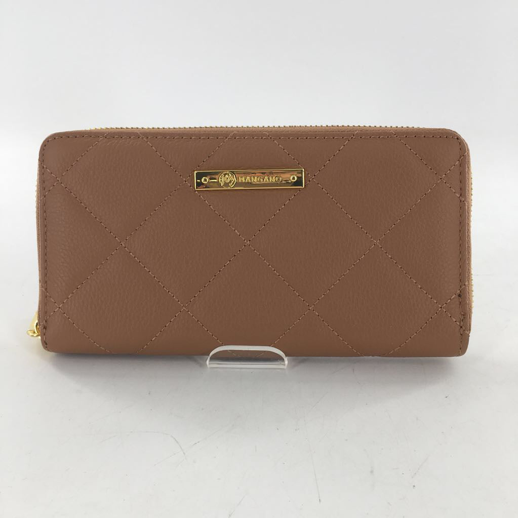 quilted zip around wallet