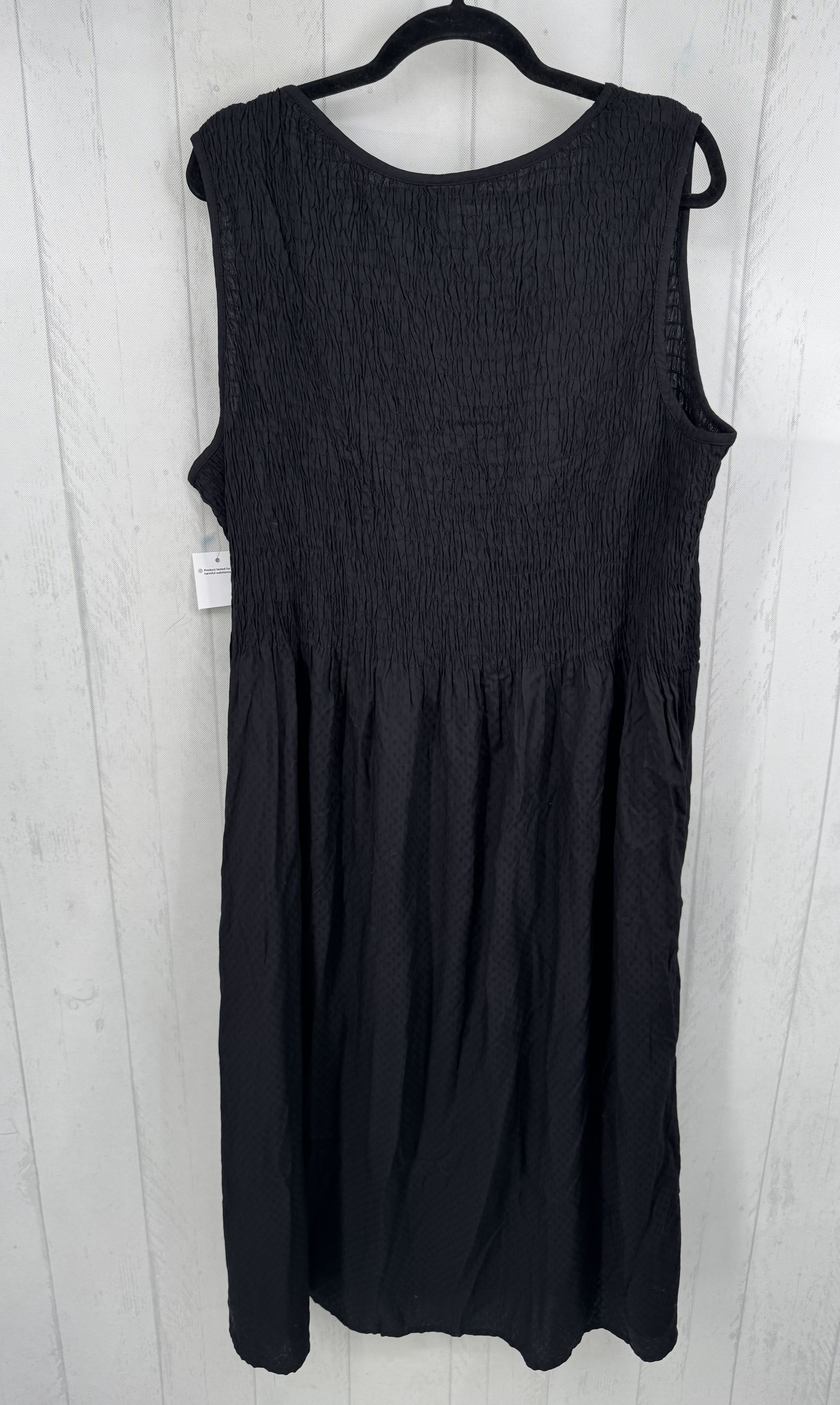 2X smocked slvls dress