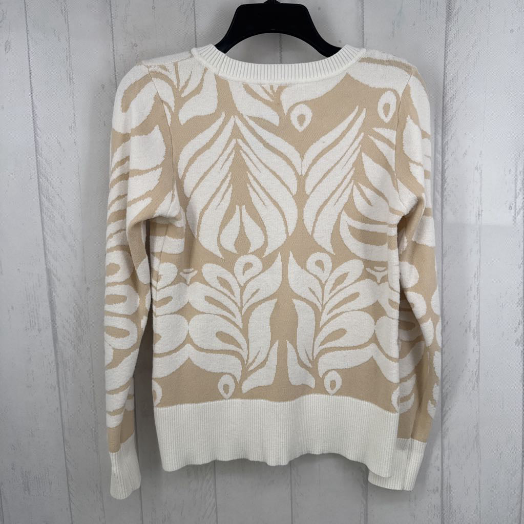 S embroidered crewneck sweater