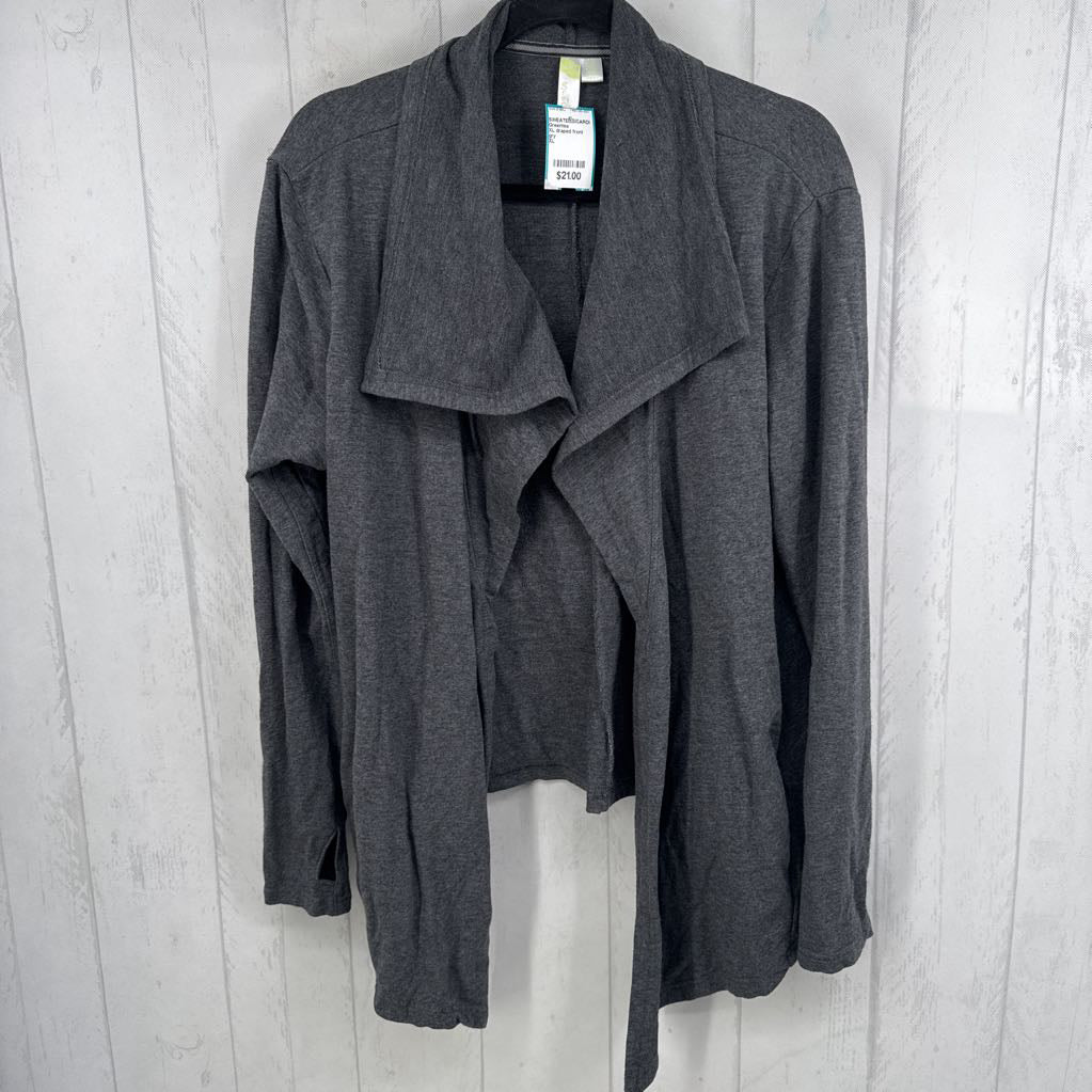 XL draped front cardi