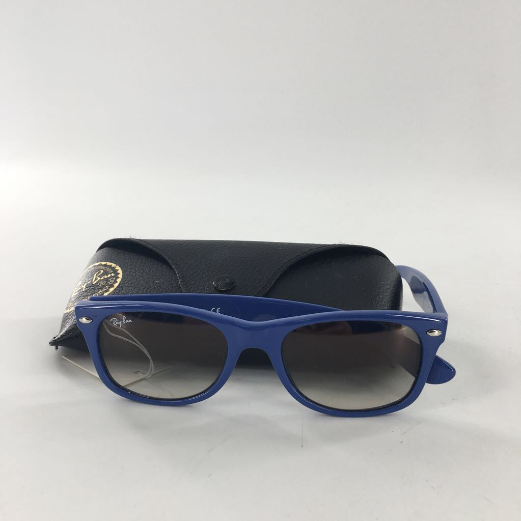 blue frame sunglasses