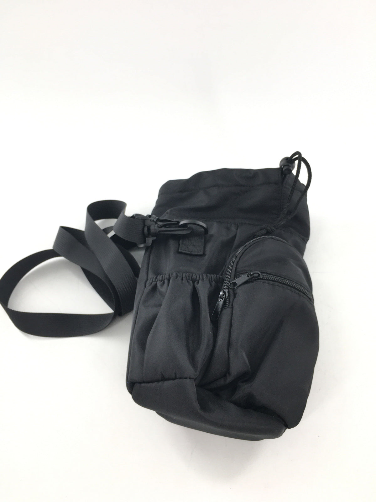 insulated water bottle carrier w/ front storage pocket