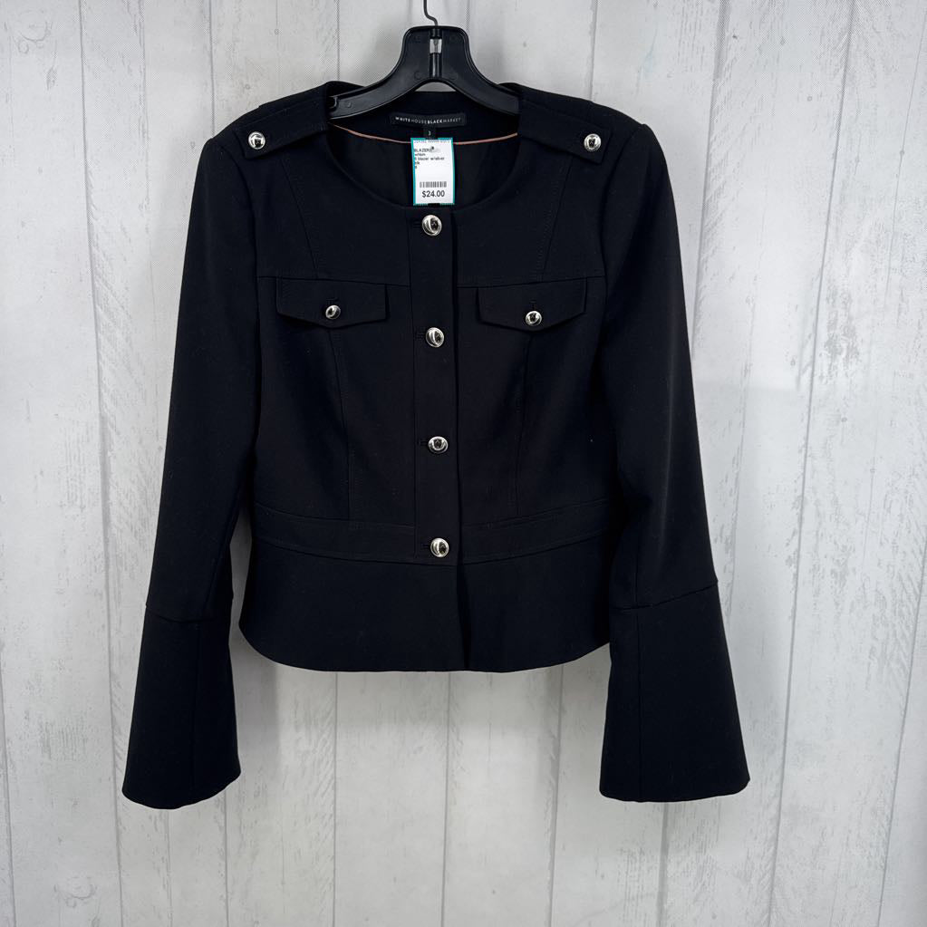 8 blazer w/silver button detail