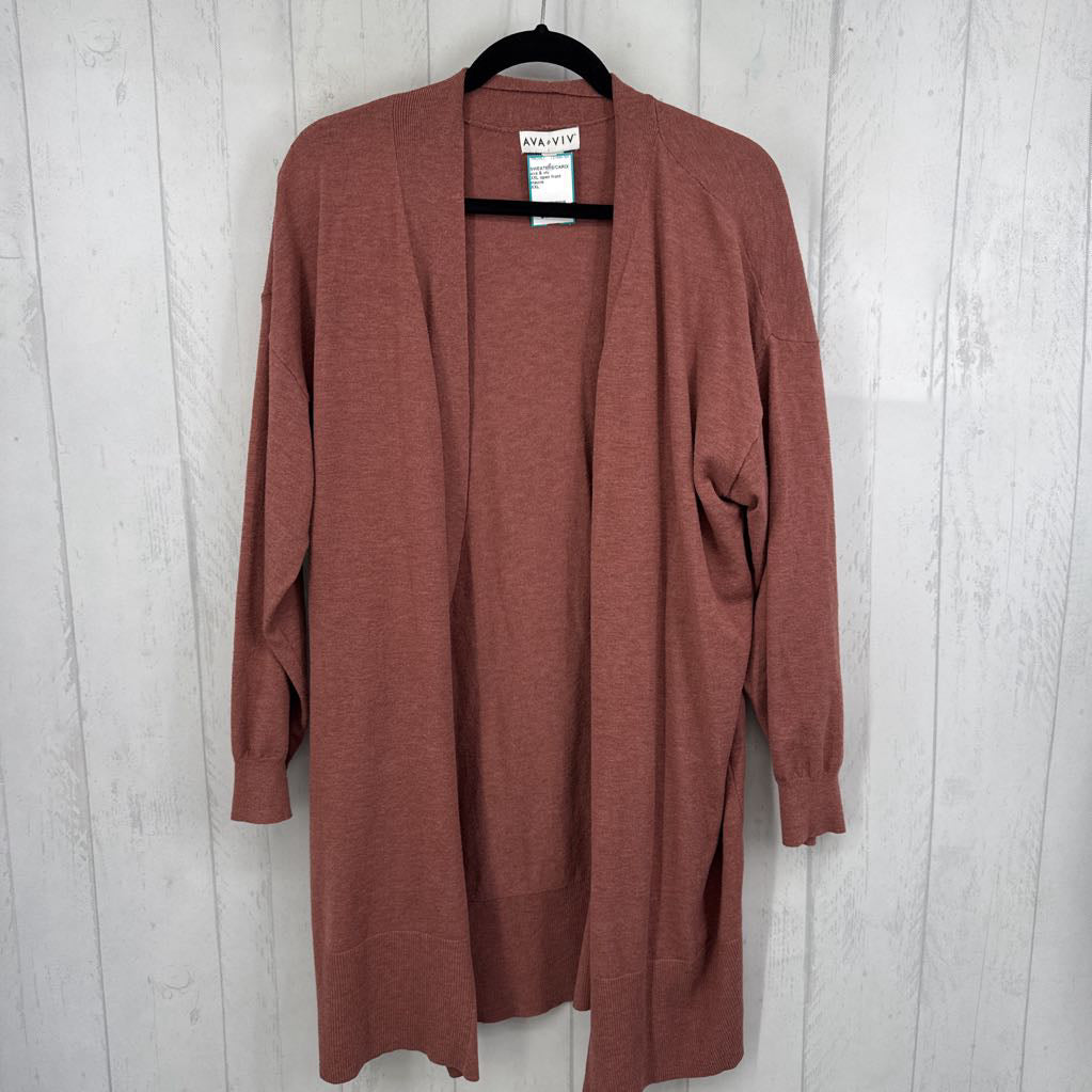 XXL open front cardi