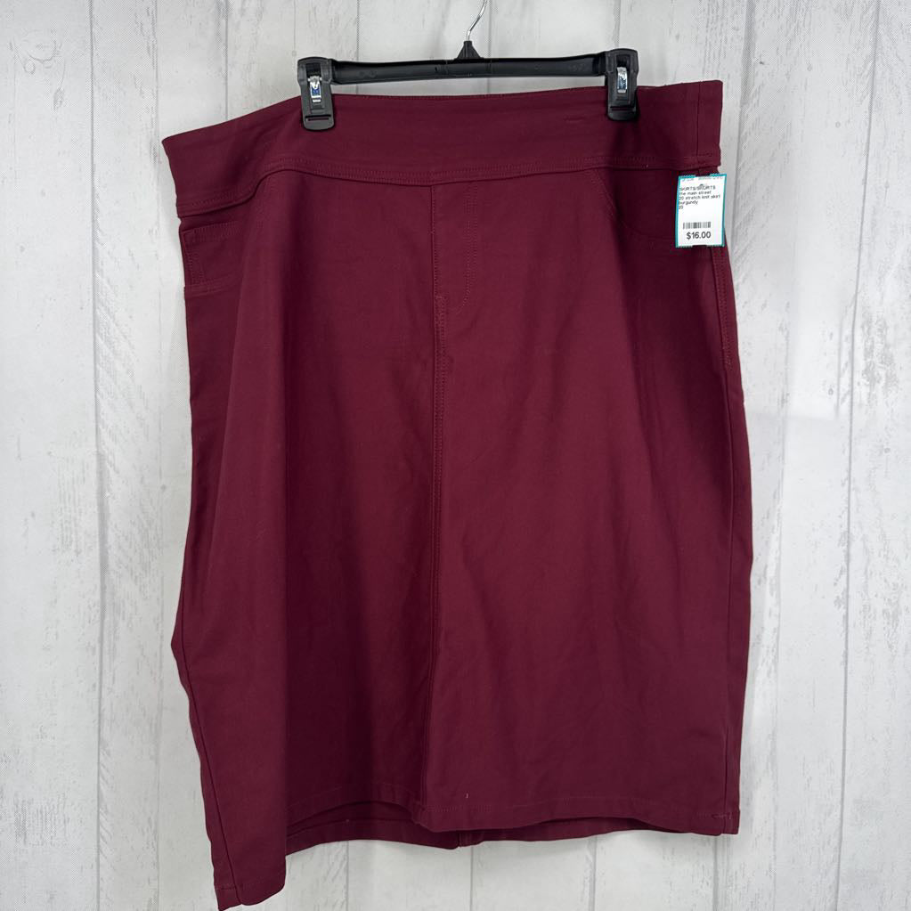 20 stretch knit skirt