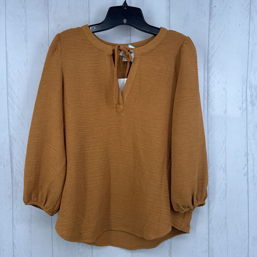 S/P puffy l/s keyhole top