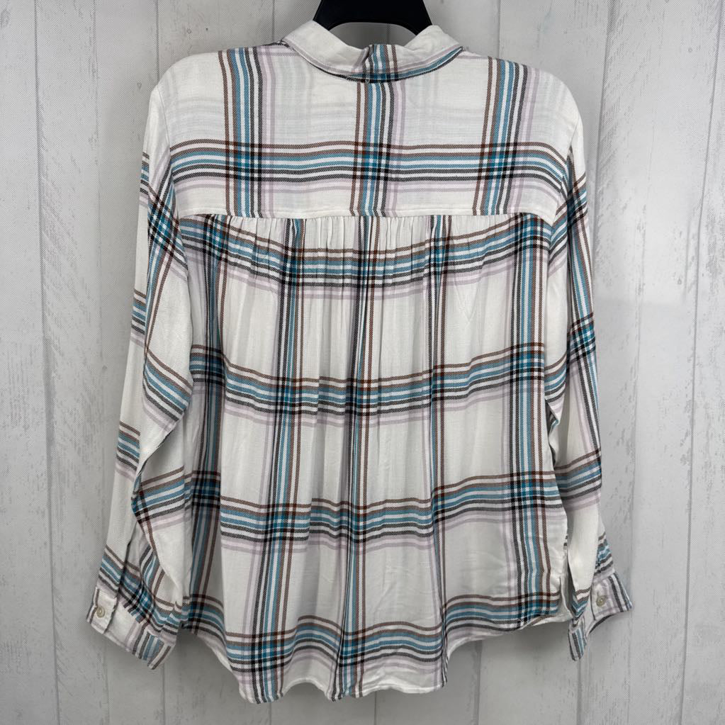 R60 L l/s plaid button down shirt