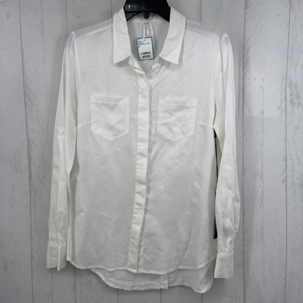 M l/s button down shirt