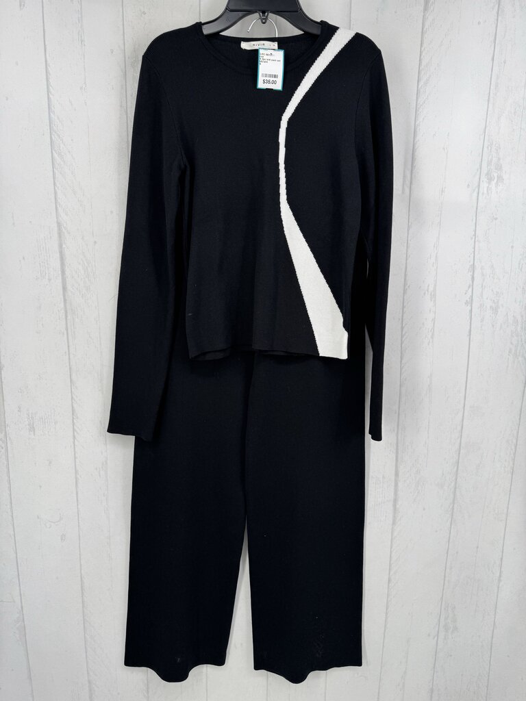 S 2pc knit pant set