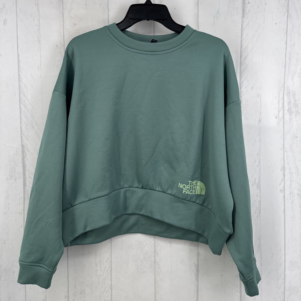 M l/s oversized crop pullover