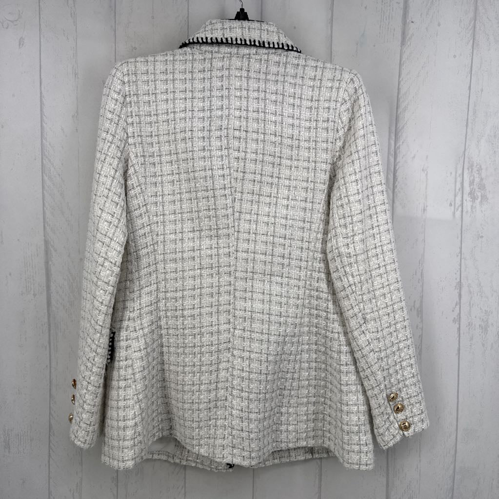 S tweed blazer