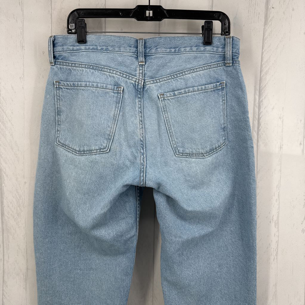 8 hi-rise slouchy taper leg jean