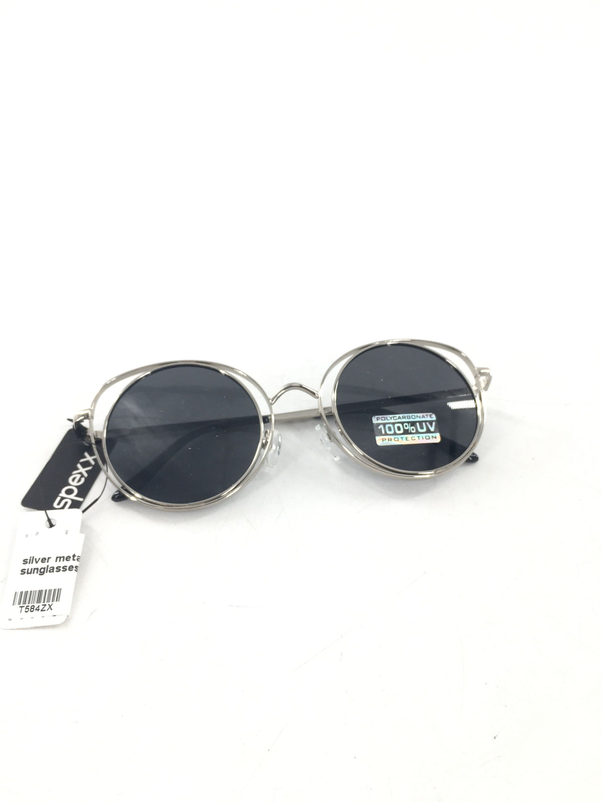silver metal frame sunglasses