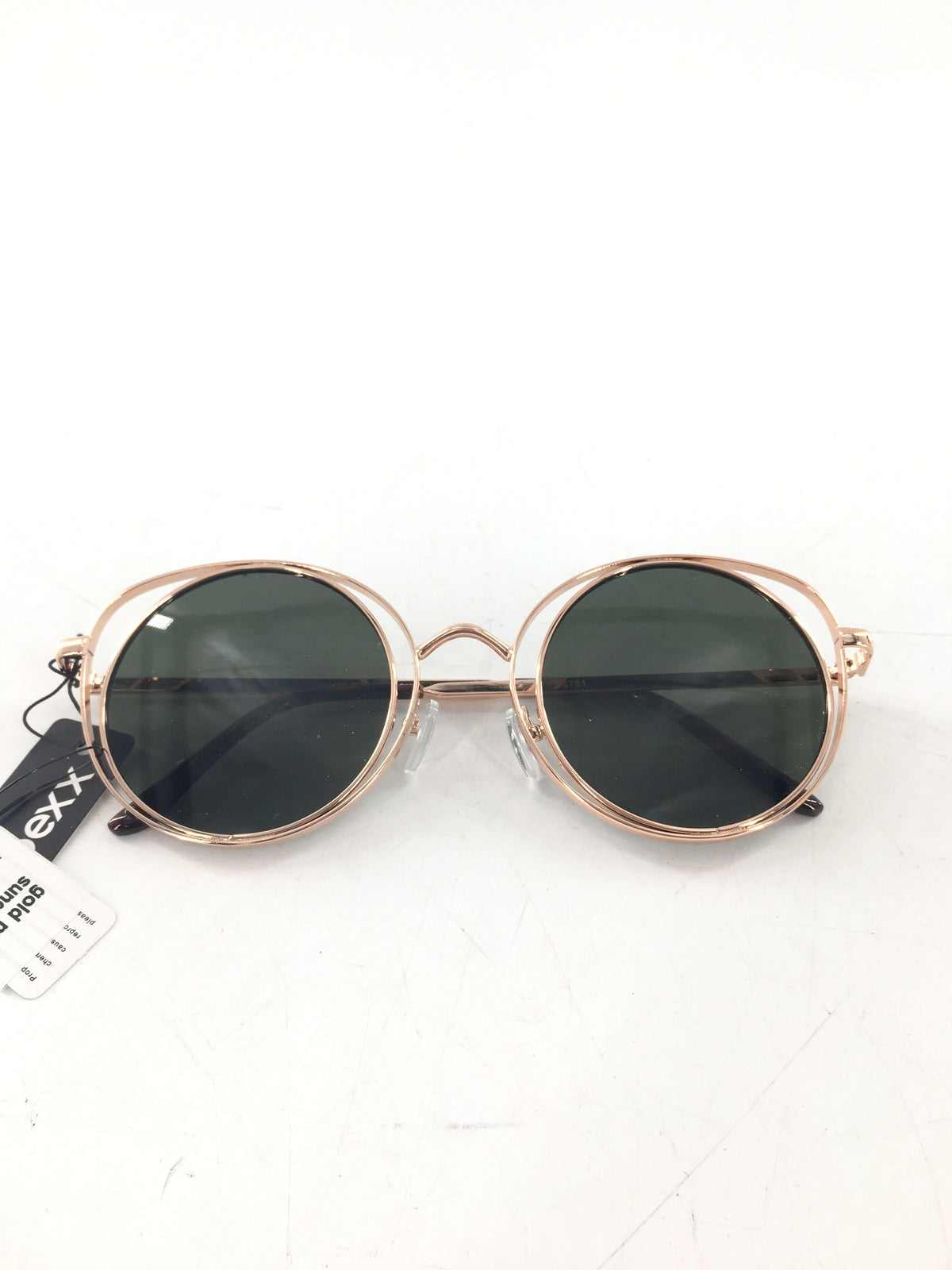 gold metal frame sunglasses