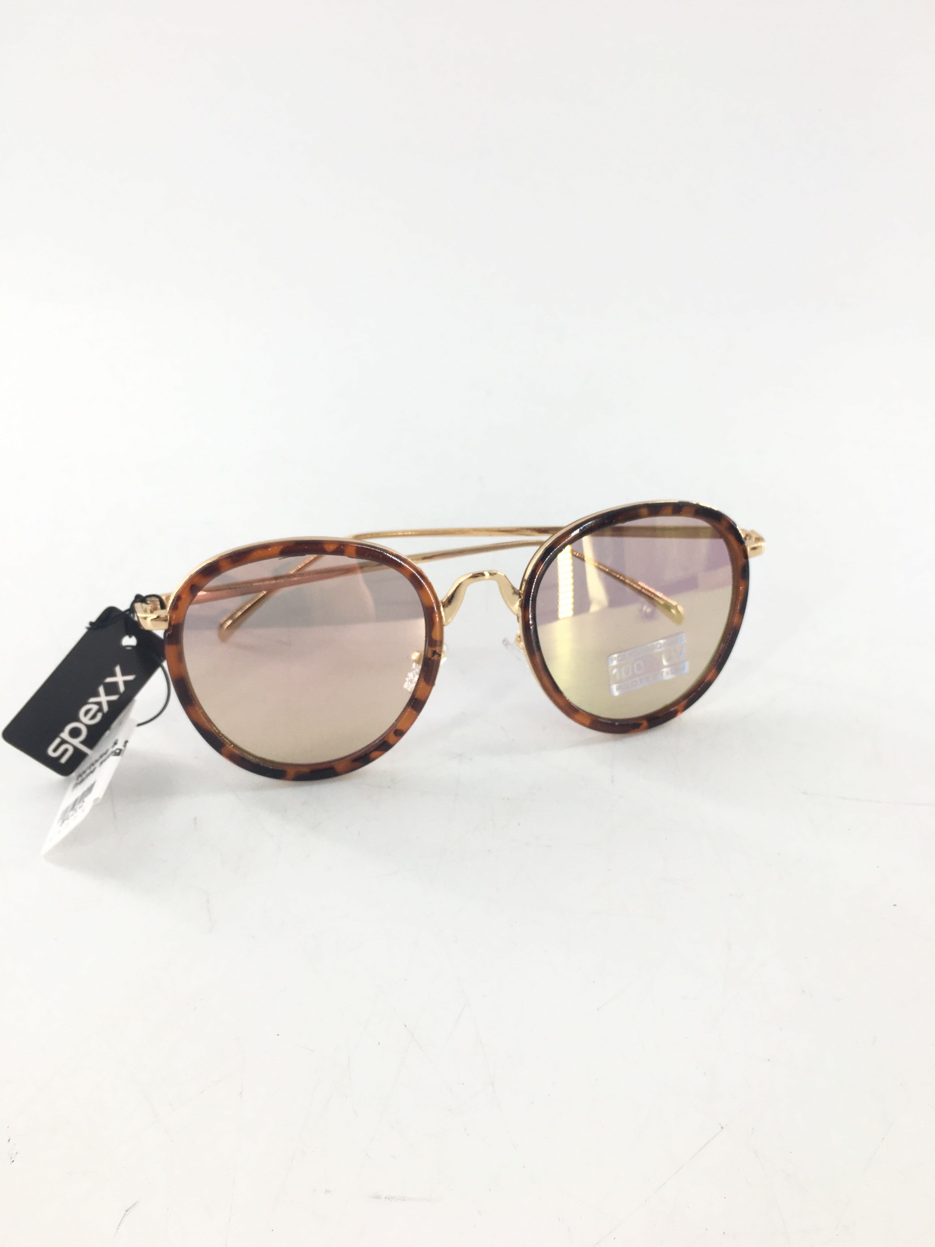 tortoise & gold frame sunglasses