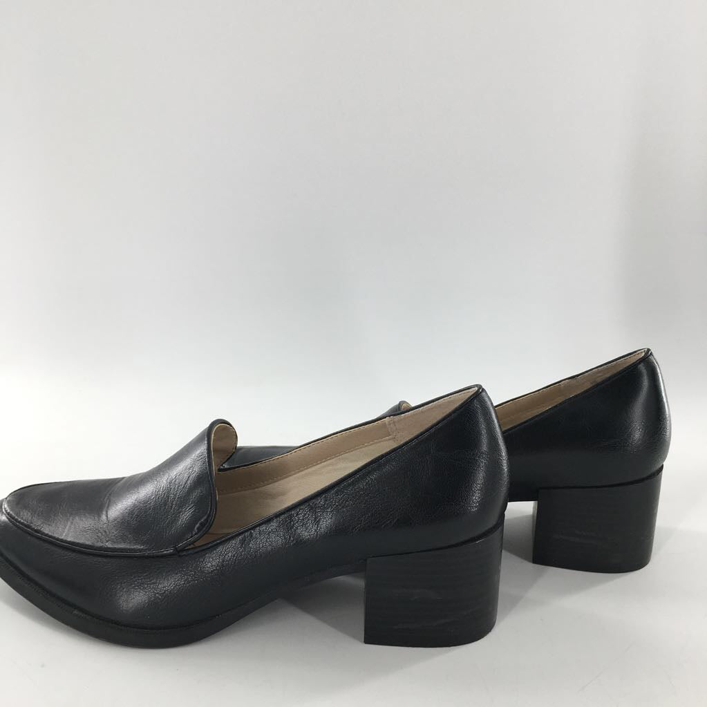 10 low heel leather loafer