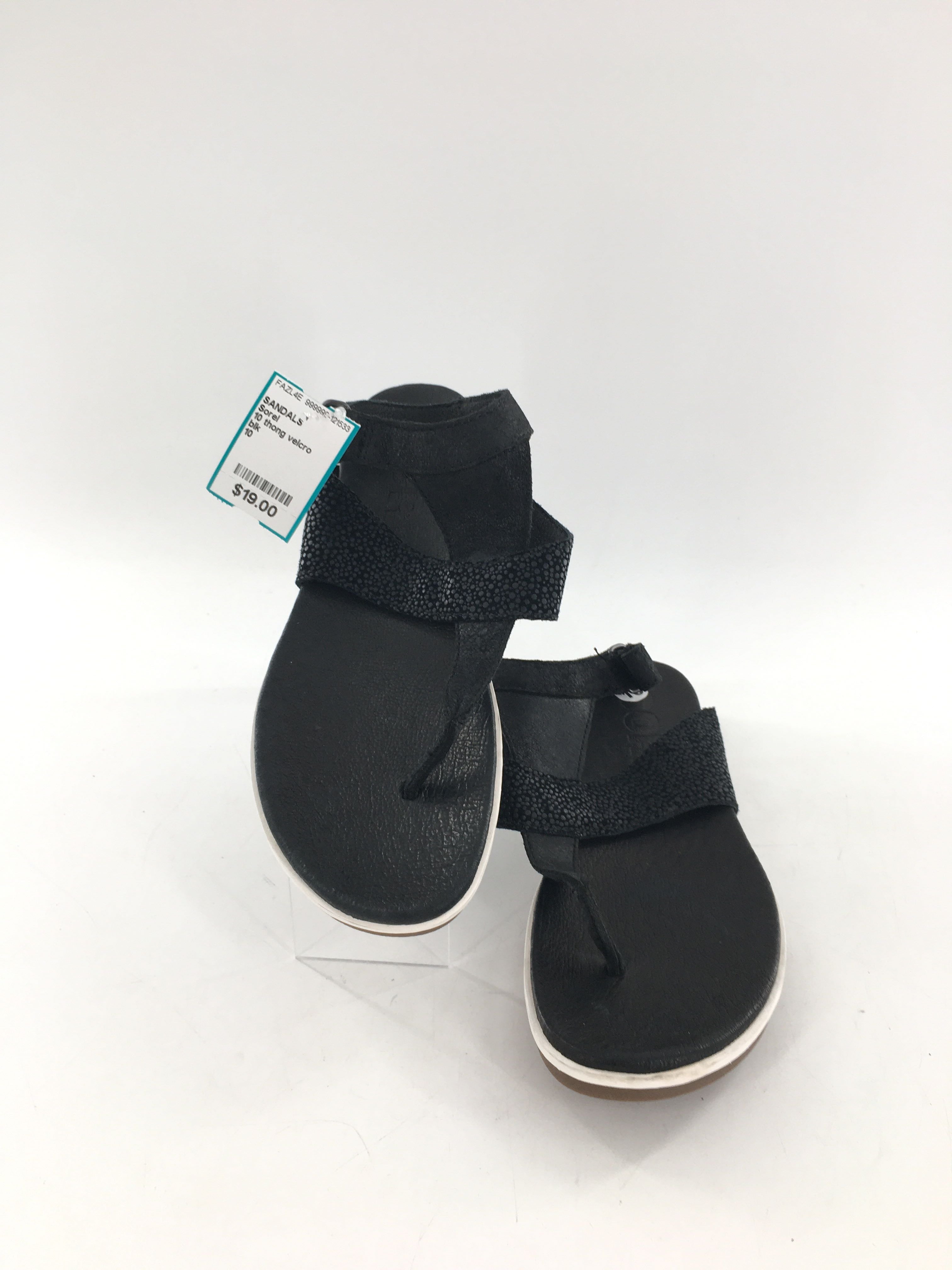10 thong velcro ankle strap sandals