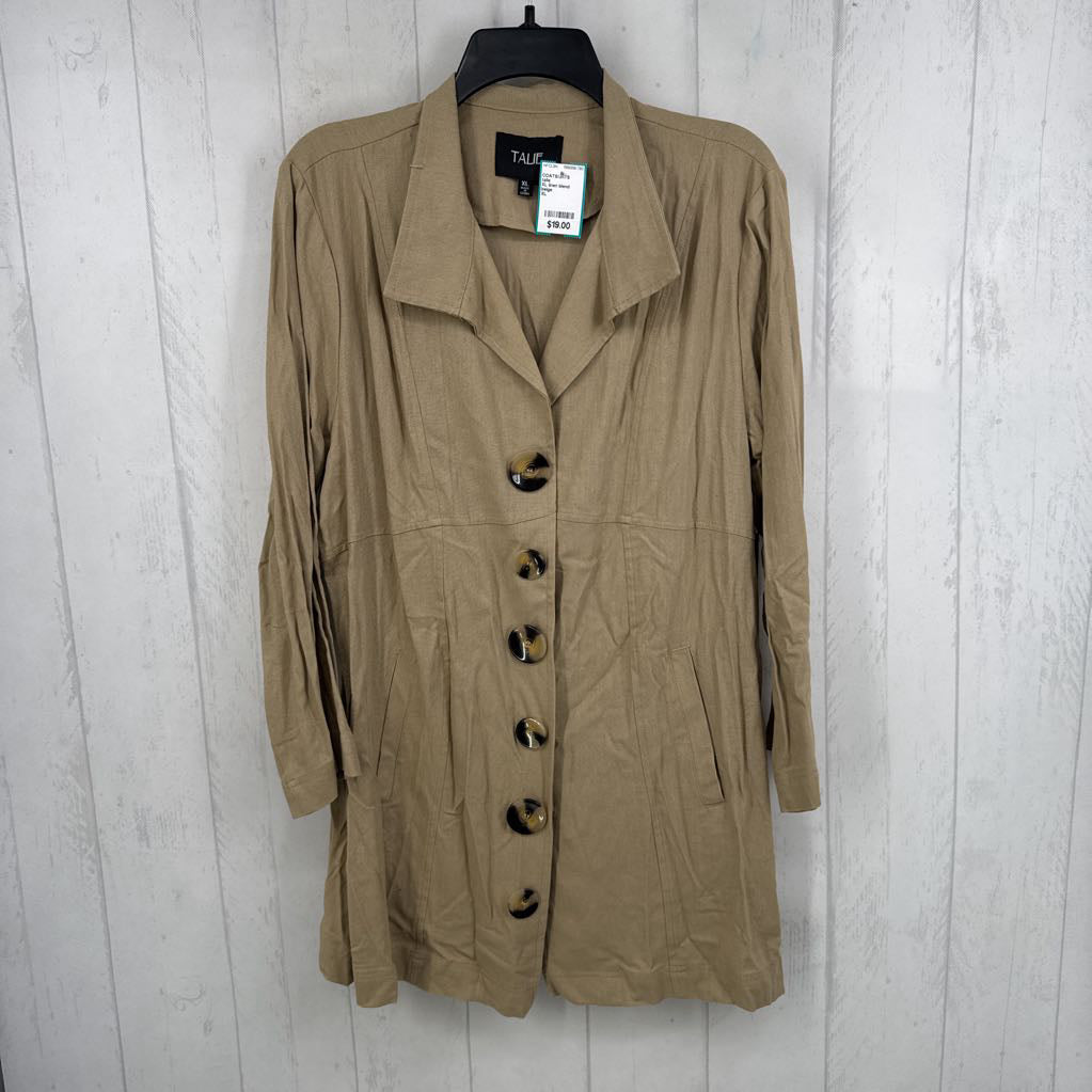 XL linen blend jacket