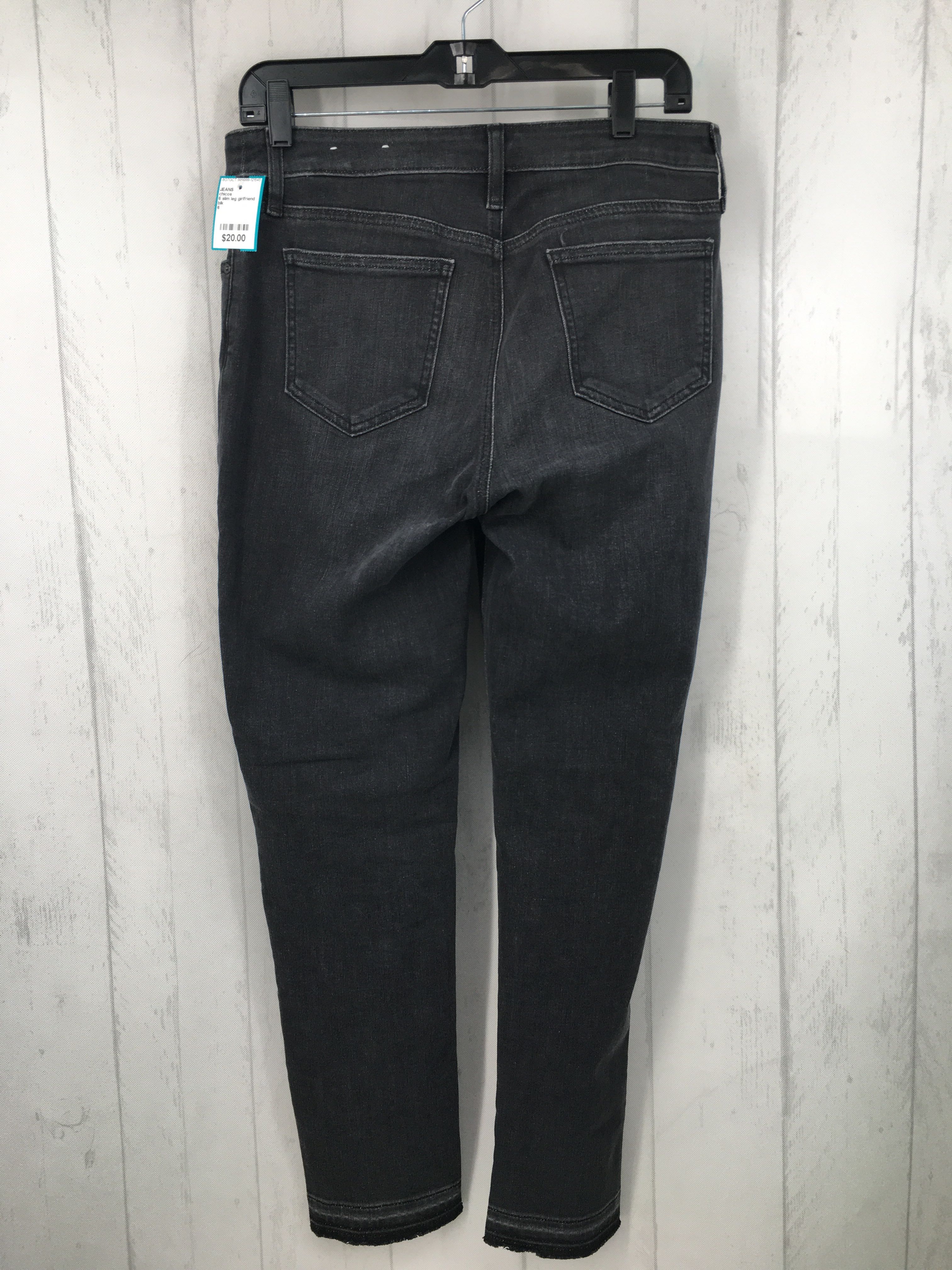 6 slim leg girlfriend jean