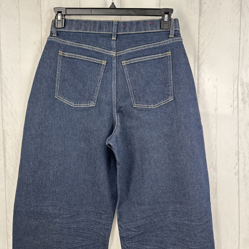 M cuffed wide leg jean