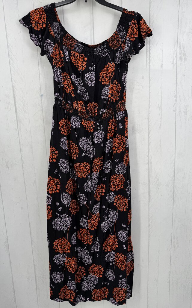 M flo print flutter slv dress