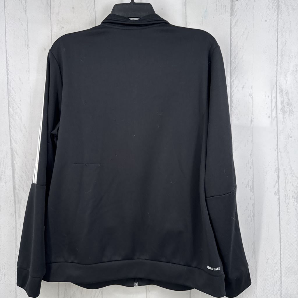 2XL 3-striped zip-up jacket